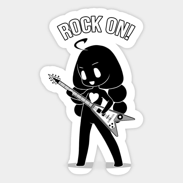 Rock On! Sticker by Padfootlet